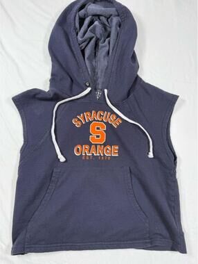 U-TRAU Sleeveless Syracuse Orange Hoodie Sweatshirt Medium